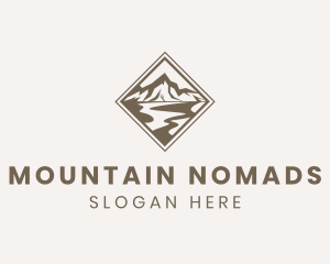 Mountain River Camping logo design