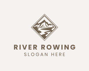 Mountain River Camping logo design