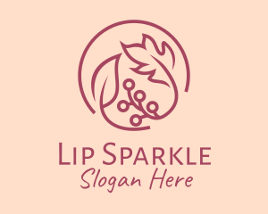 Pink Floral Ornament  logo design