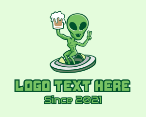 Martian Alien Beer  logo