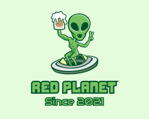 Martian Alien Beer  logo