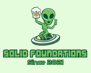 Martian Alien Beer  logo