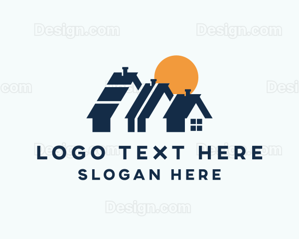 Village Roof Construction Logo