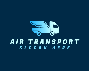 Truck Express Delivery logo design