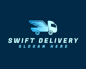 Truck Express Delivery logo design