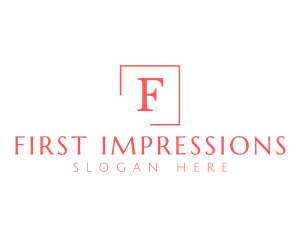 Classic Serif Frame logo design