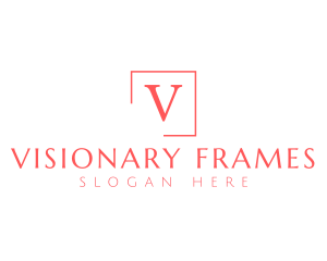 Classic Serif Frame logo design