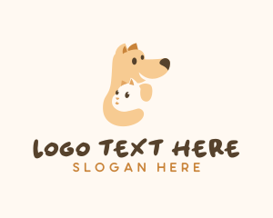 Dog Cat Groomer logo