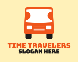 Travel Ticket Bus Transport logo design