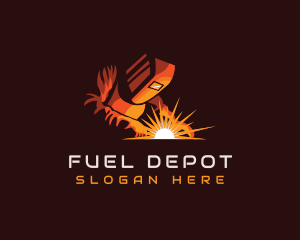 Welder Industrial Forge logo design