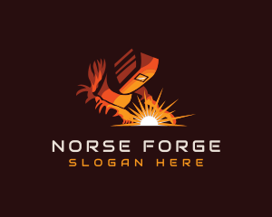 Welder Industrial Forge logo design