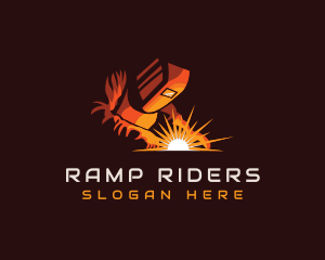 Welder Industrial Forge logo design