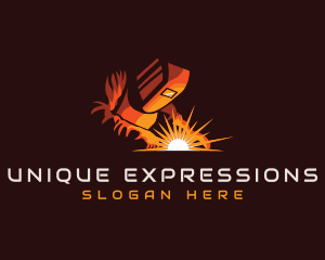 Welder Industrial Forge logo design