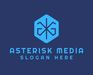 Professional Asterisk Business logo