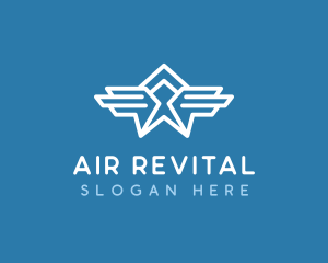 Air Force Wings Aviation logo design