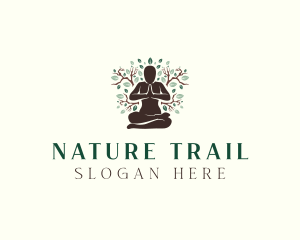 Nature Yoga Fitness logo design