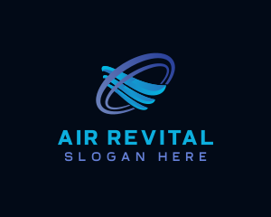 Wind Cooling Ventilation  logo design