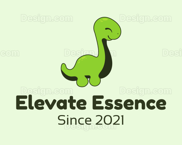 Cute Baby Dinosaur Logo