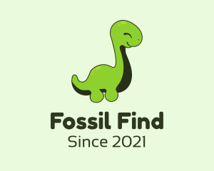 Cute Baby Dinosaur logo