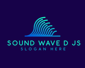 Music Sound Wave logo design