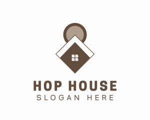 House Roofing Business logo design