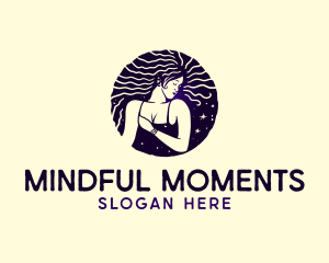 Relaxing Sleep Woman logo