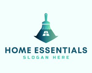 Gradient Home Painter logo design