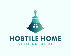 Gradient Home Painter logo design