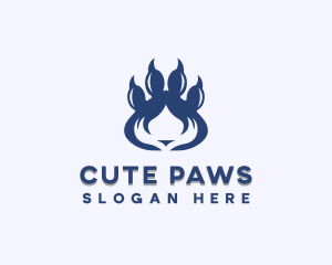 Paw Pet Grooming logo design