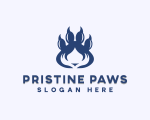 Paw Pet Grooming logo design