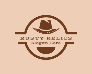 Western Cowboy Hat logo design