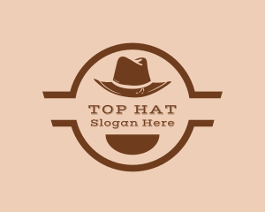 Western Cowboy Hat logo design