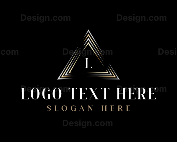 Luxury Apex Triangle Logo