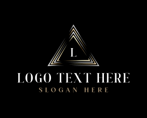 Luxury Apex Triangle Logo