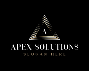 Luxury Apex Triangle logo design