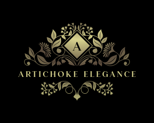 Floral Elegant Garden logo design