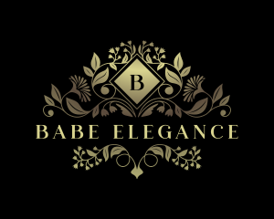 Floral Elegant Garden logo design