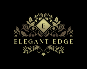 Floral Elegant Garden logo design