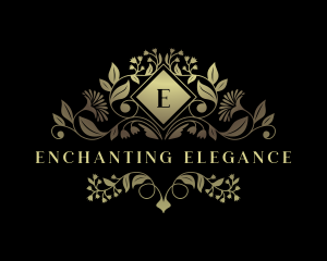 Floral Elegant Garden logo design