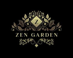 Floral Elegant Garden logo design