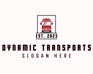 Truck Bus Auto Transport logo design