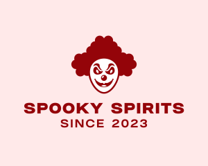 Scary Clown Halloween logo