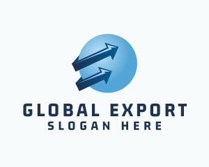 Global Tech Logistics logo design