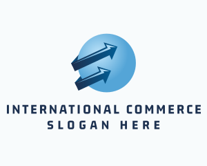 Global Tech Logistics logo design