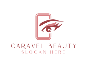 Eyelashes Beauty Makeup logo design