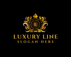 Crest Luxury Insignia logo design