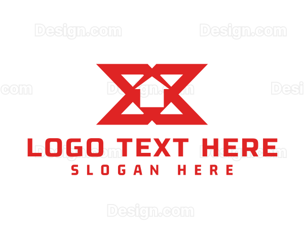Modern X Arrow Logo