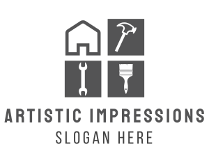 Home Repair Handyman logo design