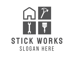 Home Repair Handyman logo design