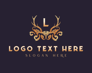 Antler Horn Ornament logo